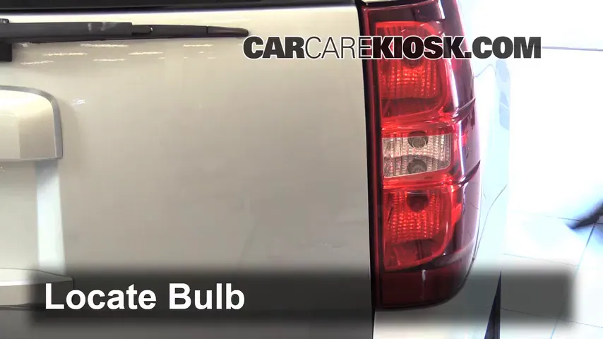2013 Chevrolet Tahoe LT 5.3L V8 FlexFuel Lights Tail Light (replace bulb)